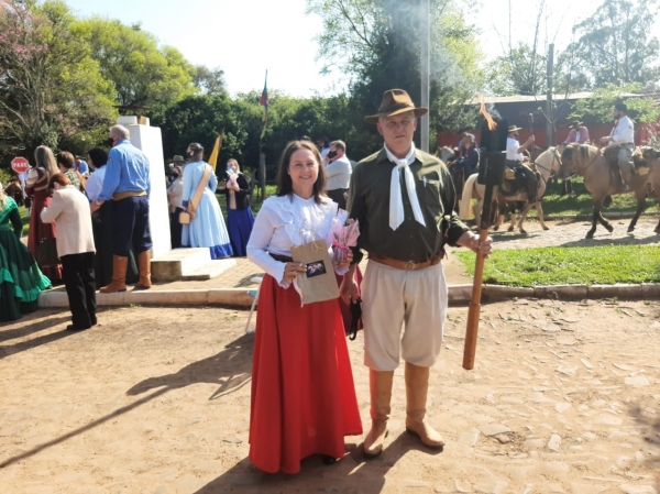 Abertura das Comemorações da Semana Farroupilha em Pinhal Grande é Recheada de Cultura e Tradição Abertura das Comemorações da Semana Farroupilha em Pinhal Grande é Recheada de Cultura e Tradição