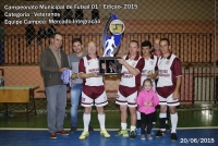 CAMPEONATO MUNICIPAL DE FUTSAL 1ª EDIÇÃO - 2015 CAMPEONATO MUNICIPAL DE FUTSAL 1ª EDIÇÃO - 2015