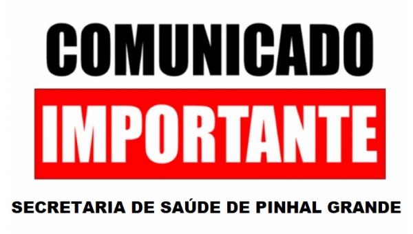 Secretaria Municipal de Saúde Informa Secretaria Municipal de Saúde Informa