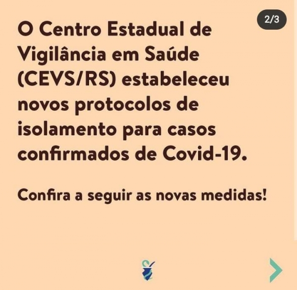 Vigilância Epidemiológica de Pinhal Grande Divulga Novas Orientações de Isolamento e Quarentena Para Covid-19 no Município Vigilância Epidemiológica de Pinhal Grande Divulga Novas Orientações de Isolamento e Quarentena Para Covid-19 no Município