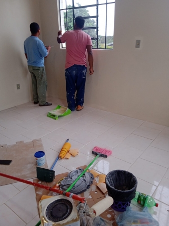 Casa De Cultura de Pinhal Grande Recebe Restauração Na Sua Pintura Interna E Suspende Visitação Durante A Obra Casa De Cultura de Pinhal Grande Recebe Restauração Na Sua Pintura Interna E Suspende Visitação Durante A Obra