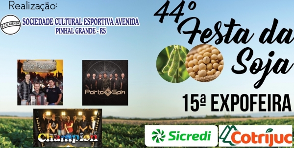 FESTA DA SOJA: PREFEITURA MUNICIPAL DE PINHAL GRANDE TERÁ UMA STAND NA FESTA DA SOJA 2022 COM EXPOSIÇÃO DOS ARTESÃOS DO PROJETO MÃOS MÁGICAS FESTA DA SOJA: PREFEITURA MUNICIPAL DE PINHAL GRANDE TERÁ UMA STAND NA FESTA DA SOJA 2022 COM EXPOSIÇÃO DOS ARTESÃOS DO PROJETO MÃOS MÁGICAS