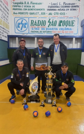 TORNEIO DE BOCHA: 4ª EDIÇÃO DO TROFÉU ONESMO FACCO DE BOCHA TRIO MOVIMENTA AS CANCHAS DE PINHAL GRANDE TORNEIO DE BOCHA: 4ª EDIÇÃO DO TROFÉU ONESMO FACCO DE BOCHA TRIO MOVIMENTA AS CANCHAS DE PINHAL GRANDE