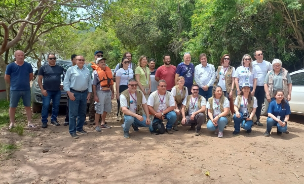 GEOPARQUE QUARTA COLÔNIA: AVALIADORES DA UNESCO PASSAM POR PINHAL GRANDE E VISITAM O ALAGUE DA USINA DE ITAÚBA E O CTG ESTÂNCIA DO SOBRADO GEOPARQUE QUARTA COLÔNIA: AVALIADORES DA UNESCO PASSAM POR PINHAL GRANDE E VISITAM O ALAGUE DA USINA DE ITAÚBA E O CTG ESTÂNCIA DO SOBRADO