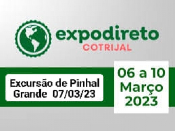 VIAGEM COM SAÍDA DE PINHAL GRANDE PARA EXPODIRETO 2023 VIAGEM COM SAÍDA DE PINHAL GRANDE PARA EXPODIRETO 2023