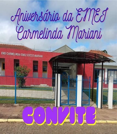 EMEI CARMELINDA IGNEZ COCCO MARIANI COMEMORA SETE ANOS COM PROGRAMAÇÃO ESPECIAL EMEI CARMELINDA IGNEZ COCCO MARIANI COMEMORA SETE ANOS COM PROGRAMAÇÃO ESPECIAL