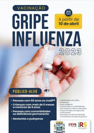 PINHAL GRANDE INICIA CAMPANHA DE VACINAÇÃO CONTRA O VÍRUS INFLUENZA E RETOMA VACINAÇÃO CONTRA A COVID-19 NA PRÓXIMA SEGUNDA-FEIRA PINHAL GRANDE INICIA CAMPANHA DE VACINAÇÃO CONTRA O VÍRUS INFLUENZA E RETOMA VACINAÇÃO CONTRA A COVID-19 NA PRÓXIMA SEGUNDA-FEIRA