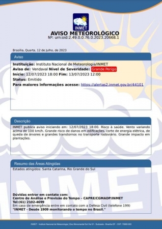 AULAS DA REDE MUNICIPAL DE PINHAL GRANDE ESTÃO SUSPENSAS NESTA QUINTA-FEIRA 13 DE JULHO AULAS DA REDE MUNICIPAL DE PINHAL GRANDE ESTÃO SUSPENSAS NESTA QUINTA-FEIRA 13 DE JULHO