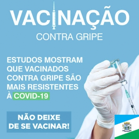 SECRETARIA MUNICIPAL DE SAÚDE FAZ APELO PARA POPULAÇÃO SE VACINAR CONTRA GRIPE E COVID-19 SECRETARIA MUNICIPAL DE SAÚDE FAZ APELO PARA POPULAÇÃO SE VACINAR CONTRA GRIPE E COVID-19