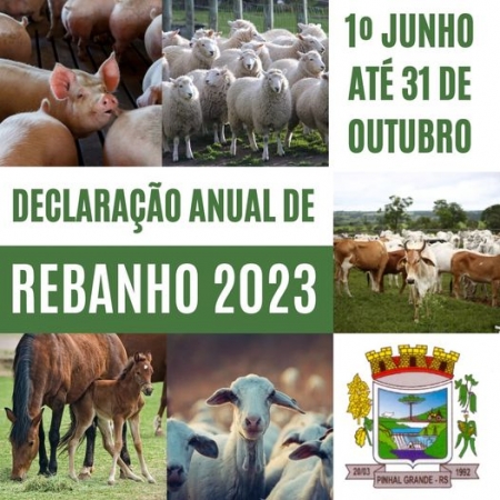 DECLARAÇÃO ANUAL DE REBANHO 2023 DECLARAÇÃO ANUAL DE REBANHO 2023