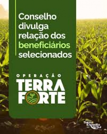 LISTA DE BENEFICIÁRIOS TITULARES E SUPLENTES – OPERAÇÃO TERRA FORTE LISTA DE BENEFICIÁRIOS TITULARES E SUPLENTES – OPERAÇÃO TERRA FORTE