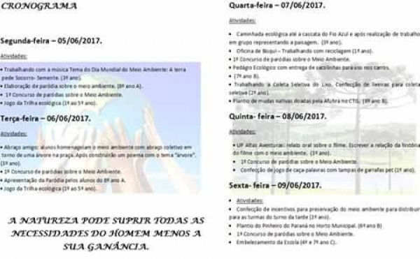 Semana do Meio Ambiente Semana do Meio Ambiente