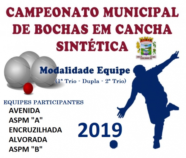 CAMPEONATO MUNICIPAL DE BOCHA DE 2019 CAMPEONATO MUNICIPAL DE BOCHA DE 2019
