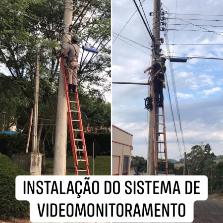 Empresa Detecta Iniciou Obra de Instalação do Sistema de Videomonitoramento Empresa Detecta Iniciou Obra de Instalação do Sistema de Videomonitoramento