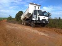 Intensificadas as obras de conserto nas estradas do Distrito de Rincão do Appel Intensificadas as obras de conserto nas estradas do Distrito de Rincão do Appel