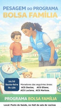 ???? PESAGEM DO PROGRAMA BOLSA FAMÍLIA